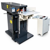Ponceuse industrielle robuste pour le débavurage et le polissage des coins et des angles de boîtes d'évier en acier inoxydable, finition miroir