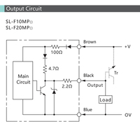 Sensor Proximitas Induktif Persegi 12-24V Jarak Deteksi 5mm untuk Otomasi Industri