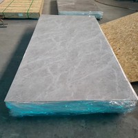 Plaque de PVC imitation marbre Guangmei 1220*2440*3mm haute résistance, recyclable, anti-âge, service de découpe, panneau résistant aux UV