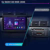 Junsun V1 pour BMW E46 Multimédia sans fil CarPlay Android Auto Radio GPS pour BMW E46 M3 318/320/325/330/335 1998-2006