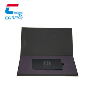 Hoogwaardige op maat gemaakte UV-spot-/zijdedruk of blanco NFC matte zwarte visitekaartjes - Product Image 3