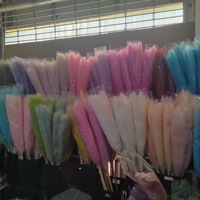 Bâtonnets de fleurs de roseau couleur moutarde, grandes petites fleurs artificielles blanches naturelles préservées de l'herbe de la pampa pour salon