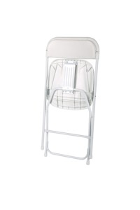Eco-friendly Modern Garden Outdoor Simple Metal <strong>Folding</strong> Plastic <strong>Chair</strong> <strong>White</strong> <strong>Folding</strong> <strong>Chairs</strong> for Wedding Party Events - Product Image 3