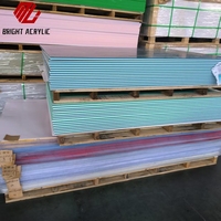 Lámina Acrílica BRIGHT al por Mayor, Resistente al Calor y Apta para Alimentos, de 2-18 mm, 1220x1830 mm, Moldeable, Grado de Contacto con Alimentos para Cafeterías