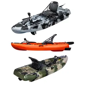 8ft chỗ ngồi duy nhất 1 người động cơ điện thuyền 2.5 miters nhỏ đạp câu cá Kayak dễ dàng để thực hiện