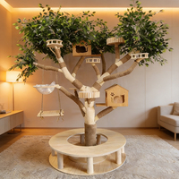 Arbre à chat de luxe en sisal avec griffoir et structure d'escalade