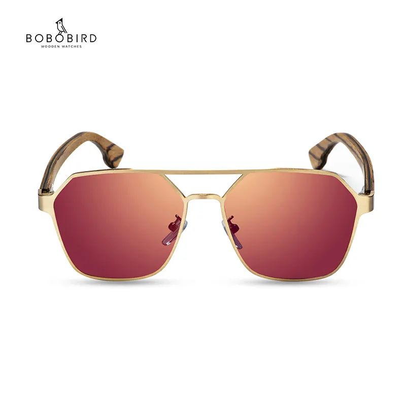 BOBO BIRD-lunettes de soleil polarisées en bois, pour hommes et femmes, multicolore, unisexe, à la mode