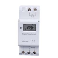 Mulang sakelar waktu dapat diprogram mingguan daya LCD Digital Relay 16A 20A 30A DC AC 110V/220V