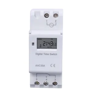 mulang 16A 20A 30A DC AC 110V/220V Relay Digital LCD Power Weekly Programmable Timer Time Switch