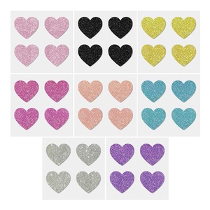 Patchs hydrocolloïdes anti-acné en forme <span class=keywords><strong>de</strong></span> cœur pêche rose scintillant, patchs invisibles multicolores en forme <span class=keywords><strong>de</strong></span> cœur pêche, ornés <span class=keywords><strong>de</strong></span> patchs anti-acné étincelants - Product Image 5