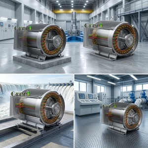 Générateur PMG triphasé 50 KW 750 tr/min à faible entretien pour application industrielle - Product Image 3