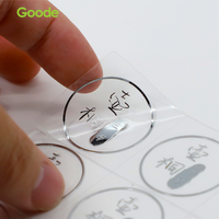Autocollants métalliques personnalisés Goode avec nom sur mesure pour portefeuilles d'artistes – Étiquettes élégantes en nickel finition argentée pour boutiques