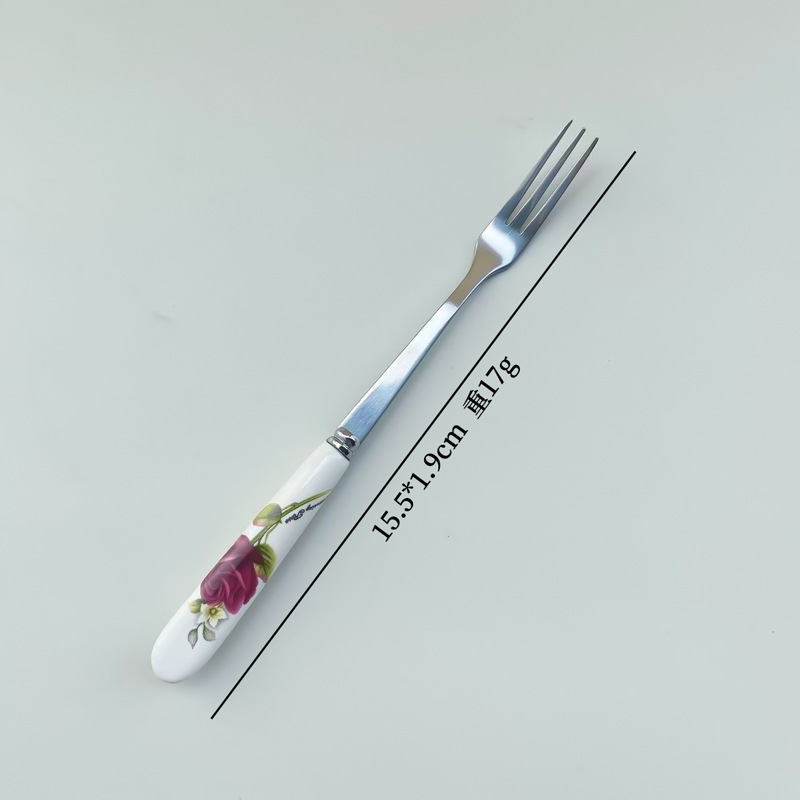 ส้อมกุหลาบสีม่วง รุ่น A