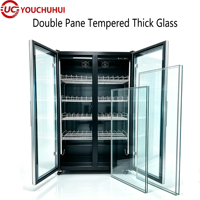 Enfriador de Bebidas con Puerta Doble de Vidrio, 500L |   Refrigerador Vertical Comercial con Vitrina |   Barra de Supermercado