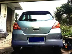 Auto Body Systems Pp Wide Body Kit Front Bumper Lip Rear Bumper Lip And Side Skirt For Nissan TIIDA 2005 2006 2007 2008