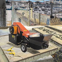 Pompe à béton électrique diesel pour le coulage de colonnes en mortier et les travaux de construction au sol