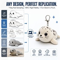 Porte-clés Mascotte en Peluche Personnalisé, Service d'Échantillonnage Rapide, OEM ODM, Animal en Peluche avec Logo Brodé, Breloque Jouet Doux, Cadeau Promotionnel