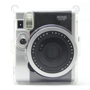 <span class=keywords><strong>Fuji</strong></span> <span class=keywords><strong>Instax</strong></span> Mini90 Étui de protection en cristal Sac transparent en PVC dur avec lanière en corde Style <span class=keywords><strong>mini</strong></span> pour le transport d'appareil photo - Product Image 2