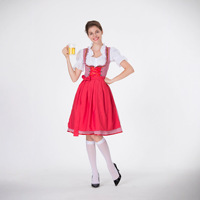 S-XXXL Deutsches Bayerisches Echo Oktoberfest-Kostüm für Karneval Bierfest Cosplay Dienstmädchen-Kostüm