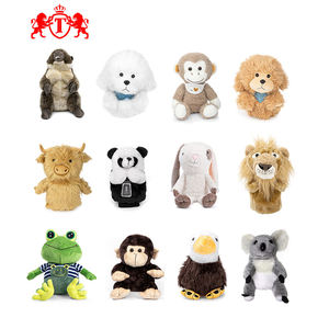 Housse de tête de club de golf personnalisée en peluche animale, directement de l'usine, avec logo amusant, nouveauté, motif dessin animé mignon - Product Image 1