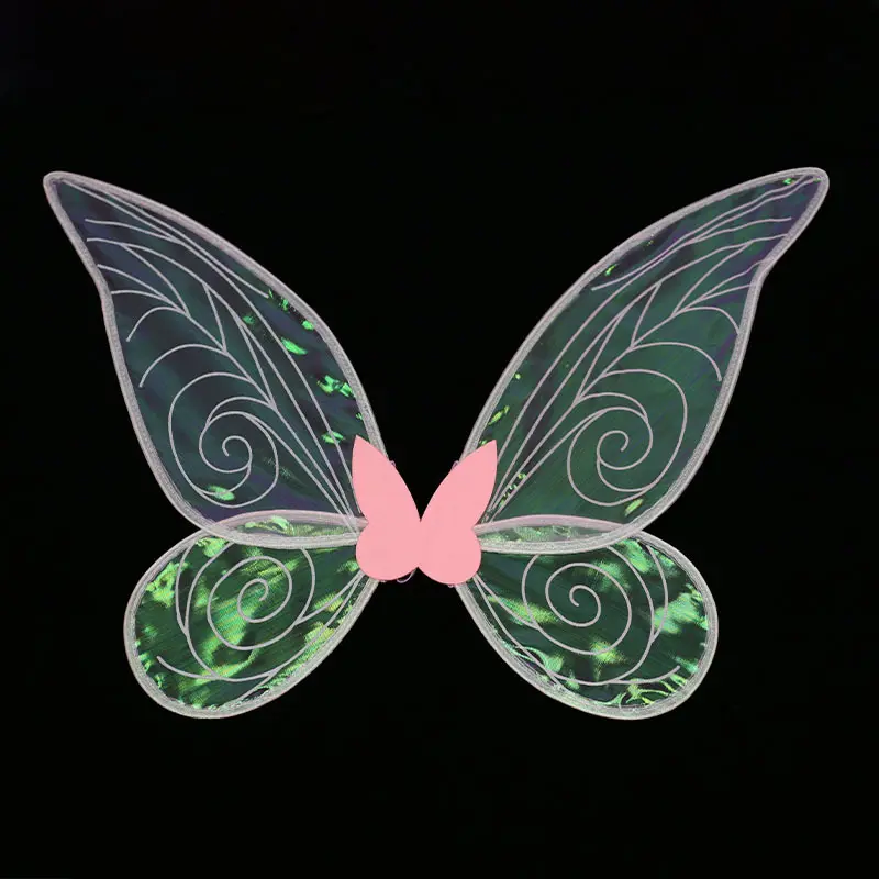 22.8 Zilin festival transfrontalier fête accessoires de performance pour enfants trompette ailes d'ange ailes de papillon colorées
