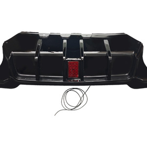 Lèvre arrière pour Série 5 F10 2011-2016, en PP illuminé, pièce de rechange automobile, noir brillant - Product Image 3