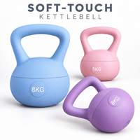 Kettlebell souple personnalisé AUGER en PVC rempli de sable pour femmes, équipement de fitness pour la musculation à domicile