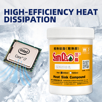 Pâte thermique conductrice en silicone pour dissipateur de chaleur CPU, composé isolant et dissipateur de chaleur pour ordinateur