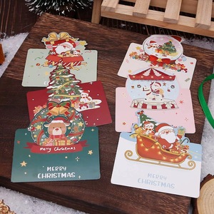 Globo de Nieve Navideño con Diseño de Carrusel de Dibujos Animados, Adorno de Papel Artístico, Regalo Escolar para Niños, Souvenir - Product Image 6