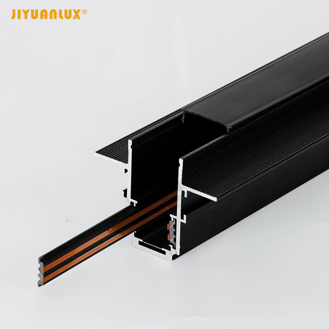 48v Magnetic Led Track Light Modern Extremely Narrow and Ultra-thin Mini Magnetic Attraction Linear Track Light Slott 90 80 SMD