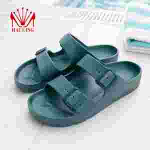 Pantuflas Cómodas de EVA con Dos Bandas, Soporte Ergonómico para el Arco, Hebillas Ajustables y Suela Antideslizante para Uso Diario en el Hogar - Product Image 4