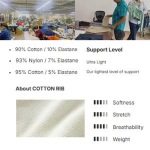 Abbigliamento Personalizzato ODM OEM per Donne: Top in Lana a Coste Ultra-Morbido, Abiti Aderenti in Lana per Palestra, Sport e Relax - Product Image 4