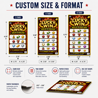 Boletos de Lotería Personalizados con Pestañas Pre-cortadas para Fácil Desgarro, Ideales para Sorteos y Promociones de Eventos