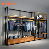Fabricant moderne d'affichage de vêtements au détail-Porte-vêtements et vitrines de boutique personnalisés pour les magasins de vêtements pour hommes