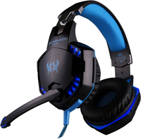 Casque de jeu stéréo KOTION EACH G2000, filaire 3,5 mm, basses profondes, écouteurs de jeu pour ordinateur, avec lumière LED pour PC, ordinateur portable, PS4
