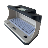 Black High Quality Portable Multi-Function UV/Magnetic/Infrared Counterfeit Detector 5x Magnifying Glass LED Display 900