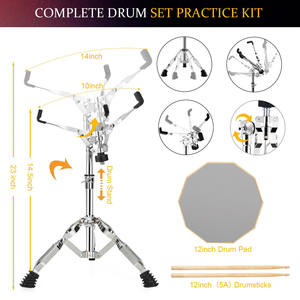 Muestra Gratuita, Bolsa de Transporte para Baquetas de Alta Calidad, Organizador de Llaves de Batería, Bolsa de Transporte para Kits de Percusión, Bolsa Portátil con Asa - Product Image 3