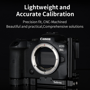 ขายึดแนวตั้ง Selens Vertical Shooting Arca Swiss L Bracket พร้อมแผ่นปลดเร็ว สำหรับกล้อง Canon EOS R5 R6 R5C DSLR Sony <span class=keywords><strong>Nikon</strong></span> FUJI - Product Image 3