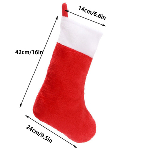 OEM Logo <strong>Christmas</strong> <strong>Stockings</strong> With Plush Multi-Colored Candy Bags For <strong>Wholesale</strong> Customized <strong>Christmas</strong> Gifts Decorations - Product Image 3