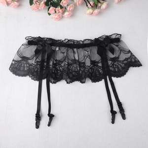 Sexy Del Merletto Della Cinghia di Giarrettiera Lingerie Stocking G-String Biancheria Intima - Product Image 3