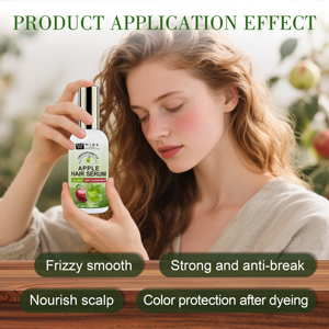 イラクサヘアオイルバルク100mlプライベートラベルディープネイリッシュカスタマイズハーブルート強化グロスドライヘア用アップルサイダー - Product Image 5