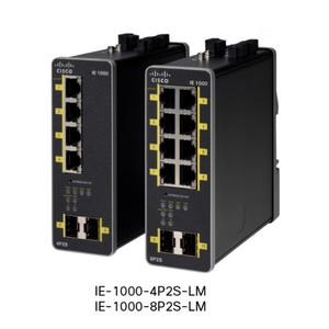 Commutateur réseau industriel IE-1000-4P2S-LM neuf avec 4 ports Gigabit Ethernet et 2 ports SFP - Product Image 1