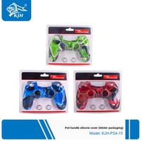 Housse en silicone souple pour Sony PS4 Controller Housse de protection pour PS4 Controller Anti-chute Housse en silicone Vente directe d'usine