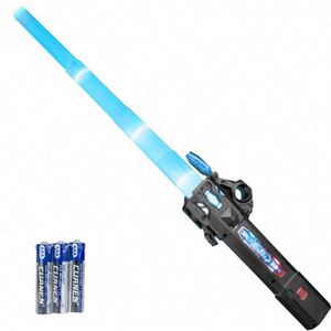 Sabre laser LED extensible en plastique pour enfants, inspiré des films, avec lumières clignotantes, écologique, de haute qualité, cadeau pour les fans de Star Wars - Product Image 5