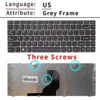 Nouveau clavier d'ordinateur portable américain et russe pour Lenovo IdeaPad U310 U410 Z460A Z465G Z460 U460 Z465