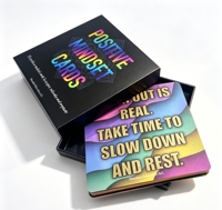 Tarjetas de Afirmación de Bienestar con Lámina Dorada Premium, para Práctica Diaria, Crecimiento Personal, Autocuidado y Juego Emocional, Personalizadas al por Mayor