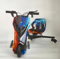 Scooter Eléctrico de Derrape para Niños de 8 Pulgadas, Triciclo Eléctrico de Derrape 360 con Batería de Litio, Scooter Eléctrico de Derrape de 3 Ruedas, Precio al por Mayor