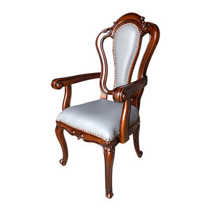 Chaise mobile en bois massif de style américain <span class=keywords><strong>rustique</strong></span> |   <span class=keywords><strong>Fauteuil</strong></span> de salle à manger et de bureau de style rétro américain - Product Image 5