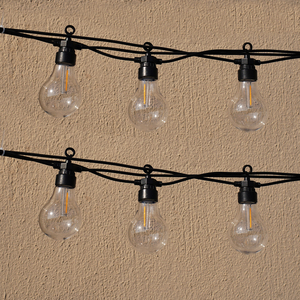 Đèn dây <span class=keywords><strong>Edison</strong></span> ngoài trời dẫn đèn sân với bóng đèn toàn cầu không thấm nước IP65 cho sân vườn bên ngoài sân sau 2700k Trắng ấm - Product Image 1