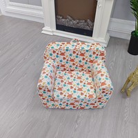 2024 pouf de conception moderne pour enfants confortable motif de crabe doux canapé paresseux ensemble de tissu mignon pour les enfants